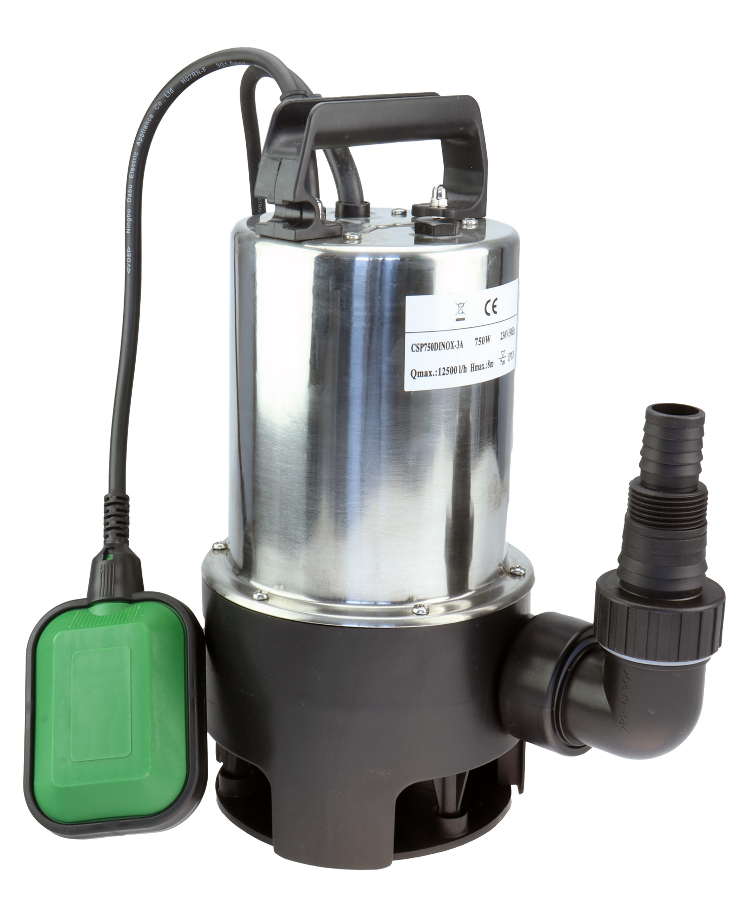 Osean Lensepumpe 750w - 220v - 3302 gph - 12500 l/t