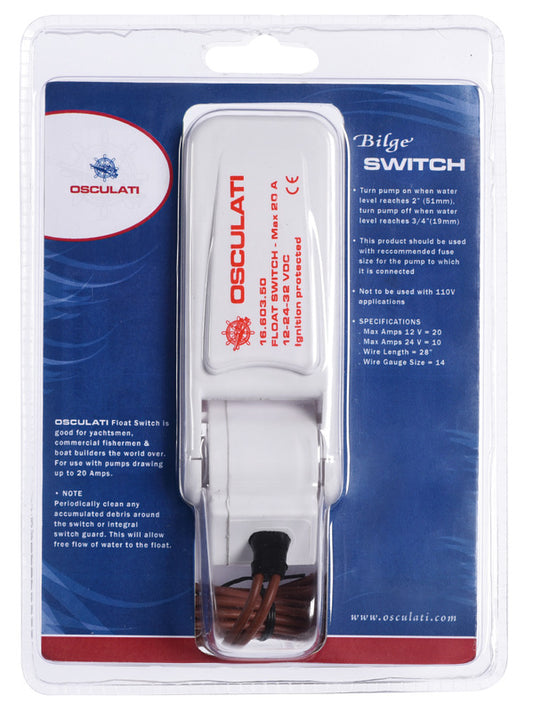 OSCULATI Nivåbryter til lensepumpe