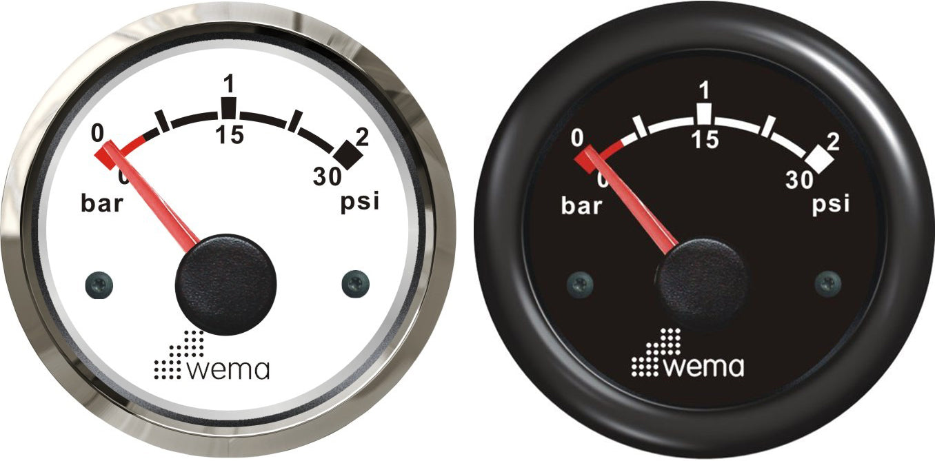 Wema Turbotrykkmåler Wema 0-2 bar 24V