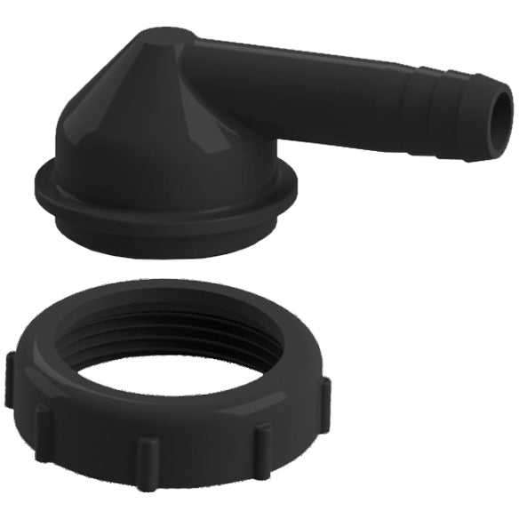 1852 90° Slangestuss med 1 1/2" låsering