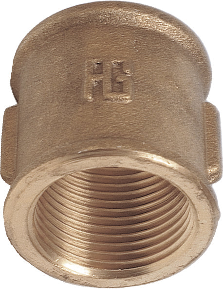1852 Rørmuffe messing