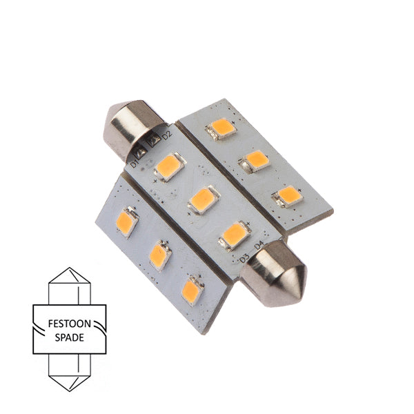 LED pære festoon med 120° lysvinkel