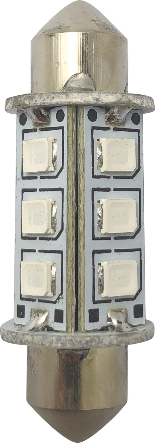 1852 LED lanternepære festoon 2-pk