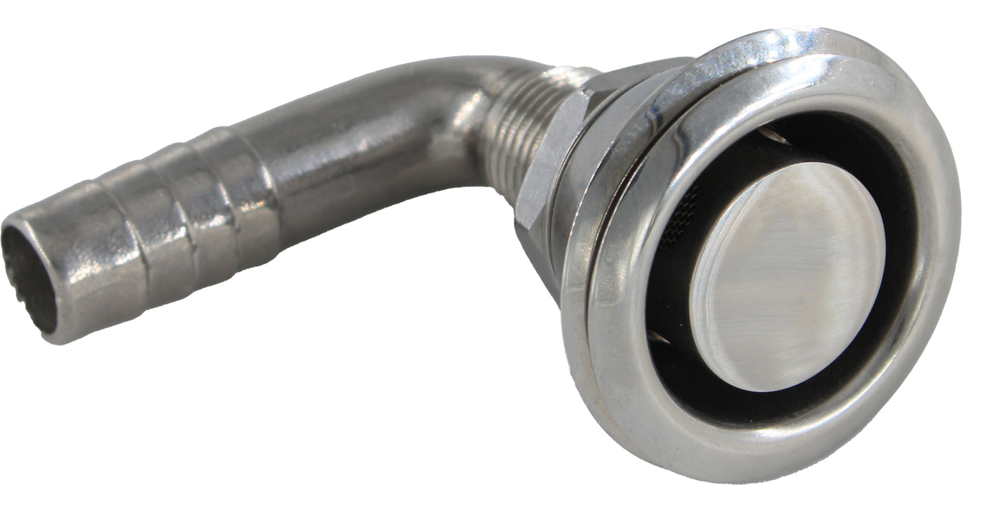 1852 Tanklufter Flushmontert syrefast, 90 grader