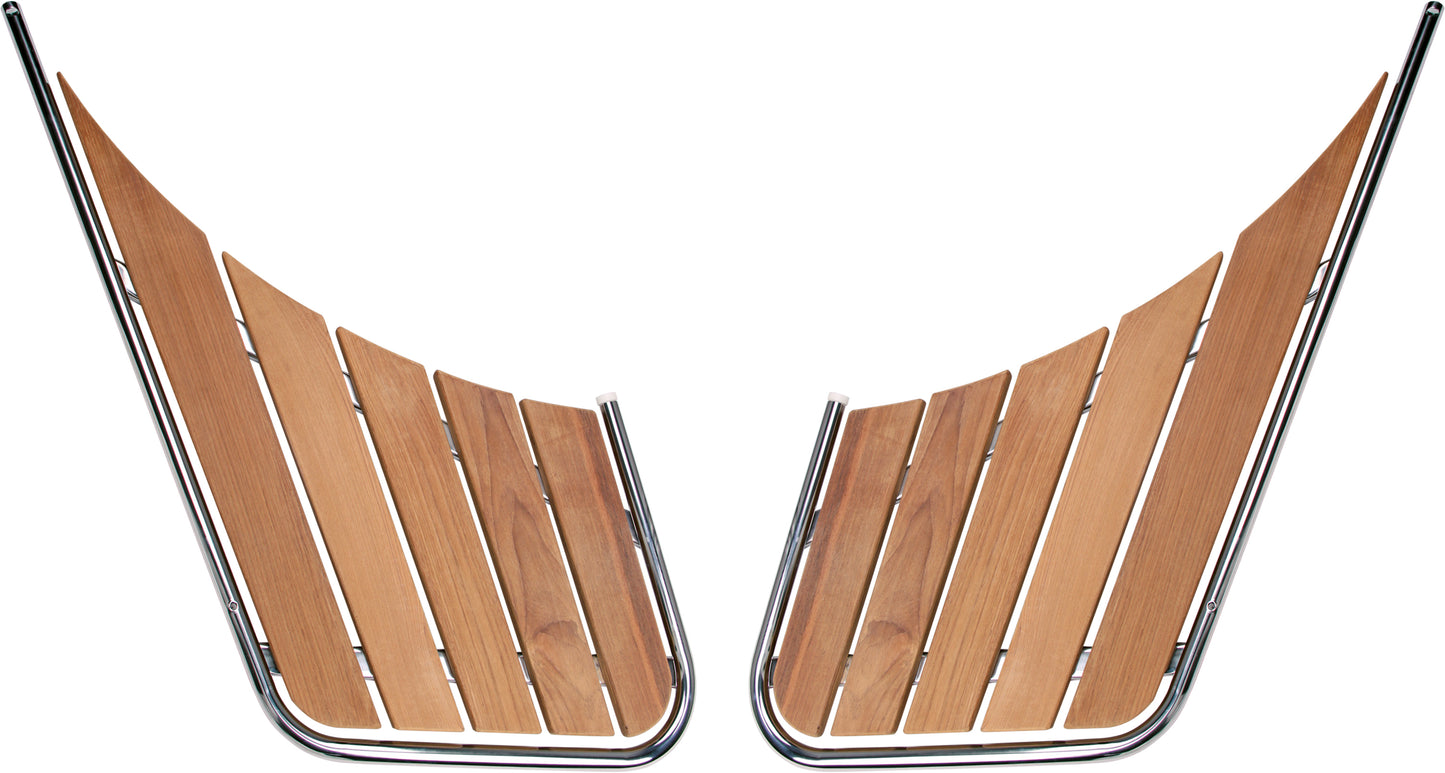 Badeplattform 316 L todelt