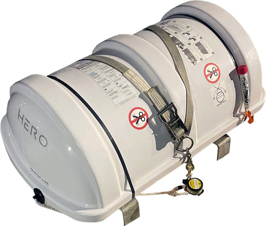 HERO SOLAS Redningsflåte A-Pack Flat/Rund