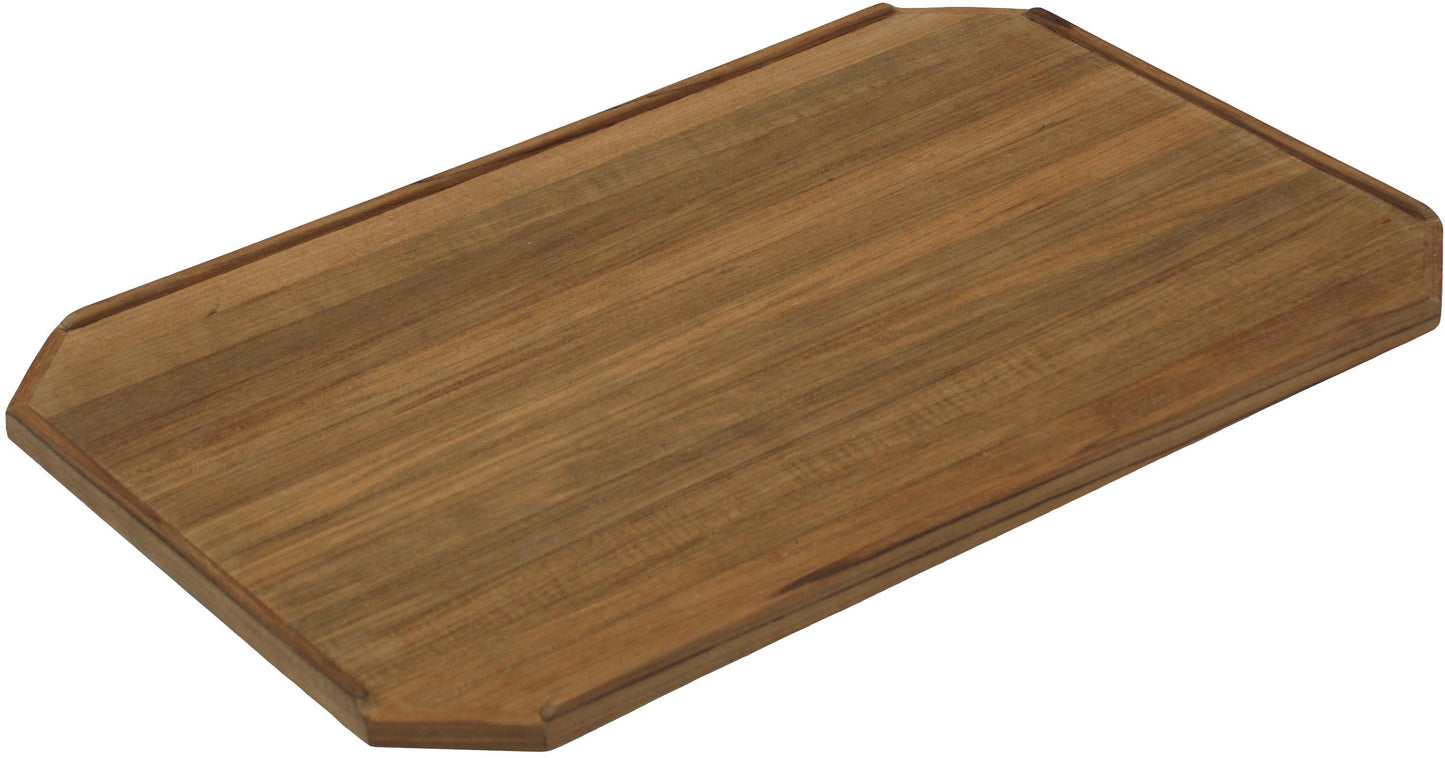 Bordplate teak, 48 x 80 cm