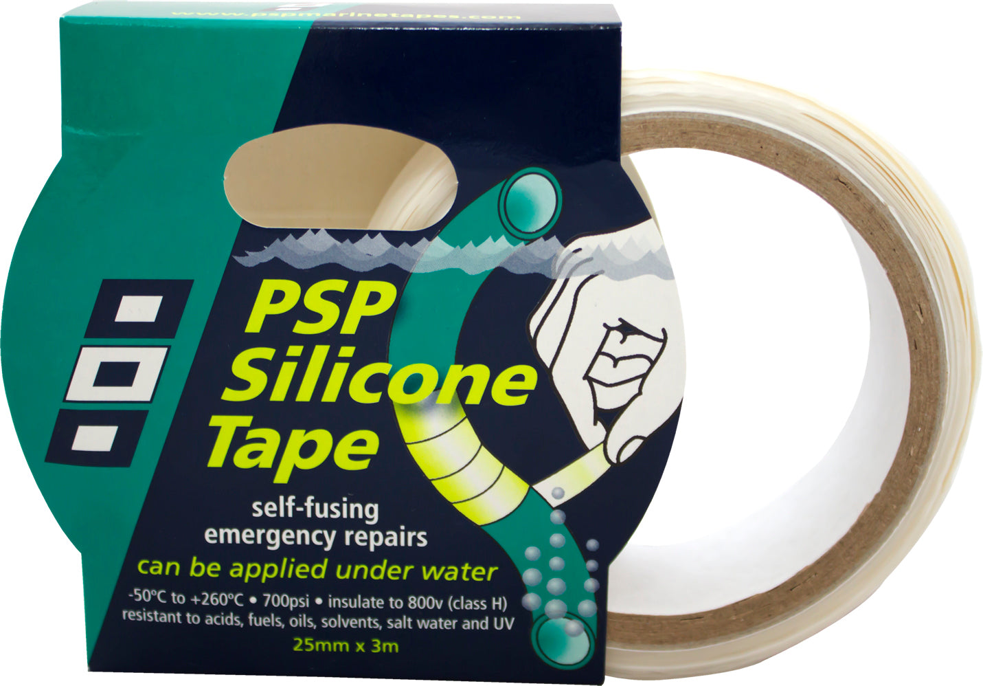 PSP Self Fusing Silikontape 25 mm