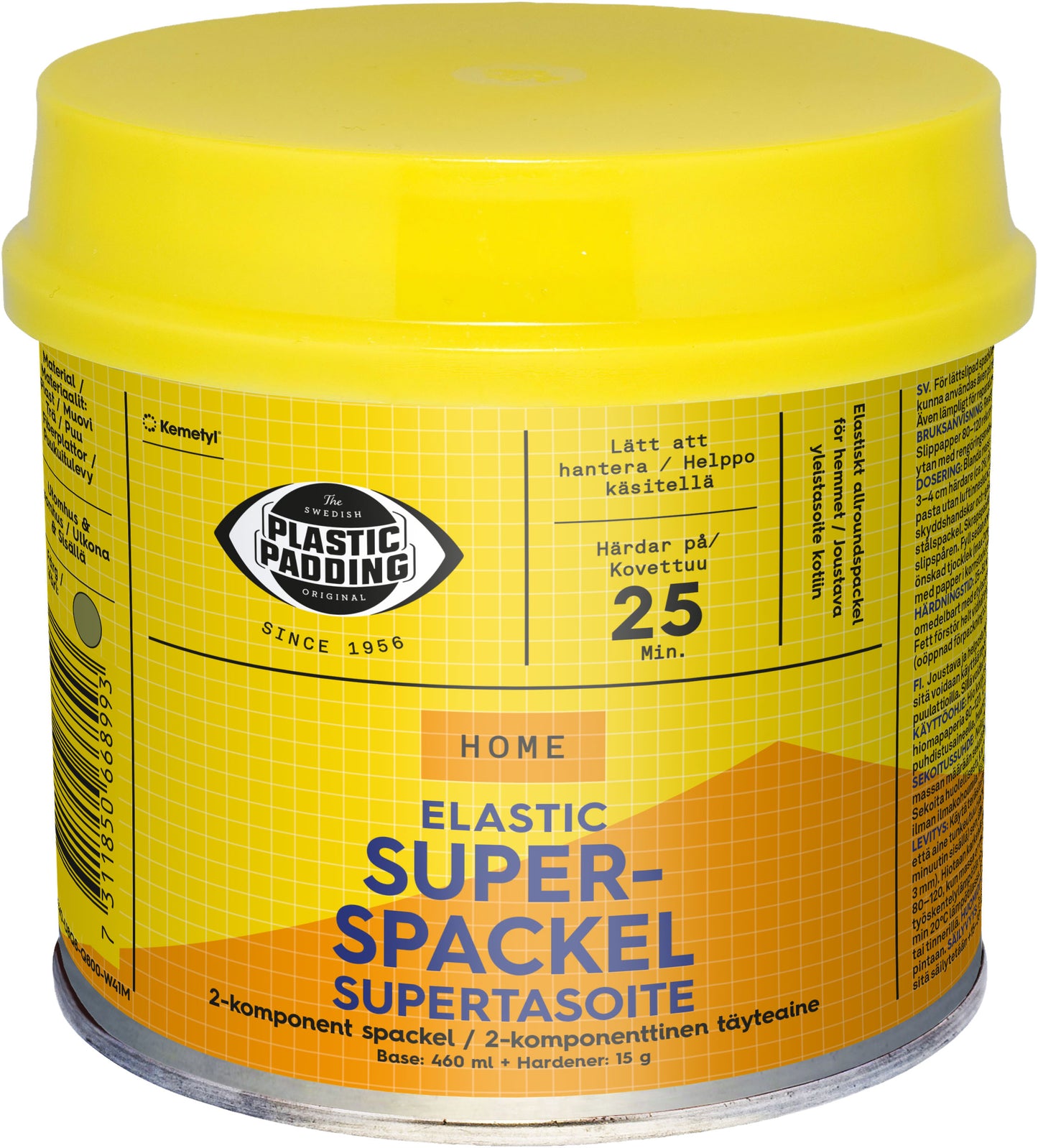 Plastic Padding Supersparkel elastisk
