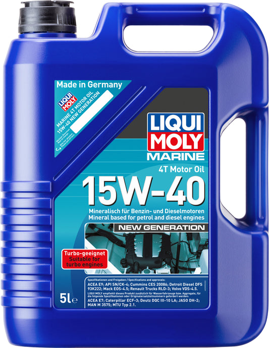 Liqui Moly Marine 4T Motorolje 15W-40 New gen