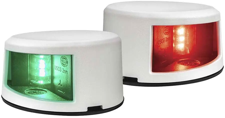 Hella NaviLED Compact Deck Mount lanterner hvit