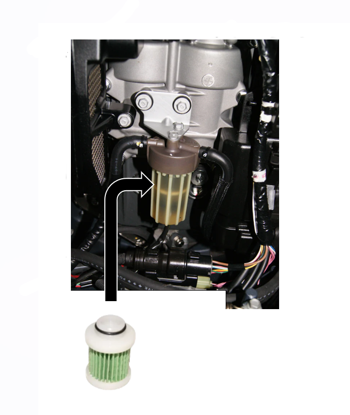 Bensinfilter, Innsats til Yamaha 40-130 HK