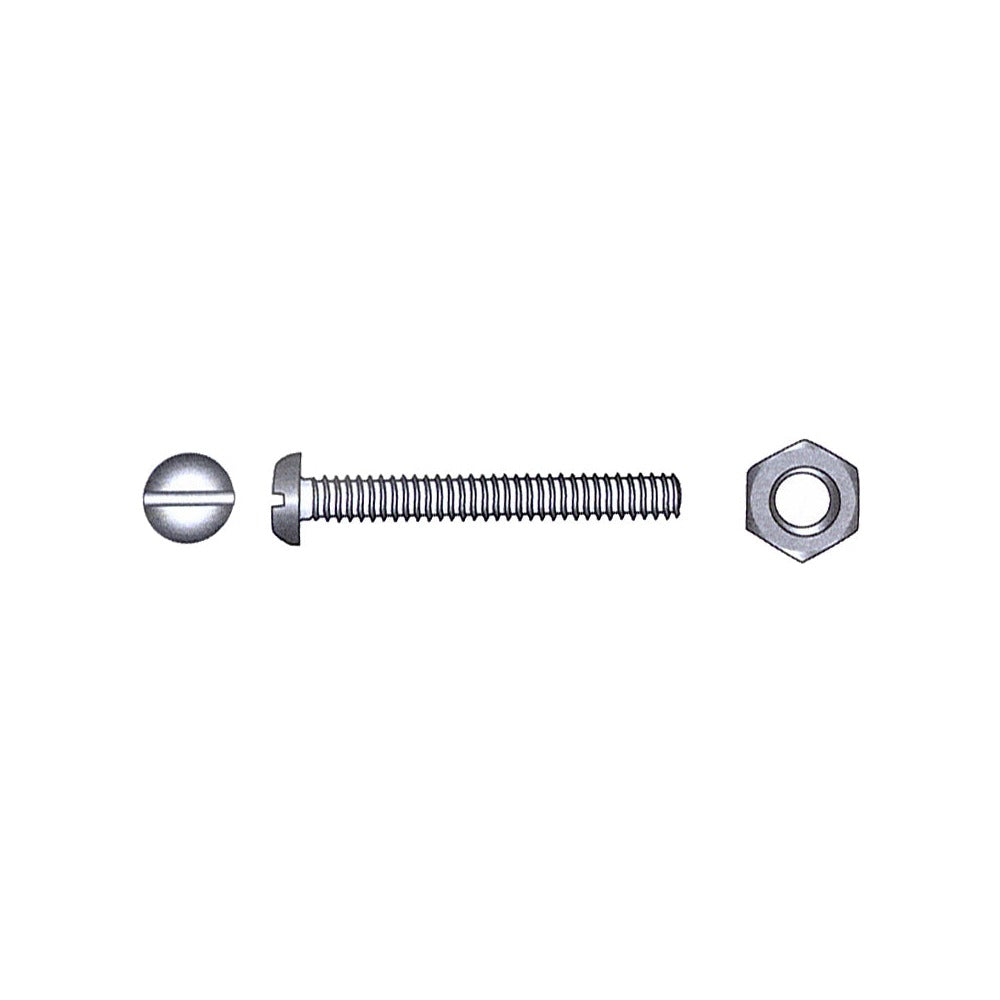 Maskinskrue m/mutter A4 DIN 84/934