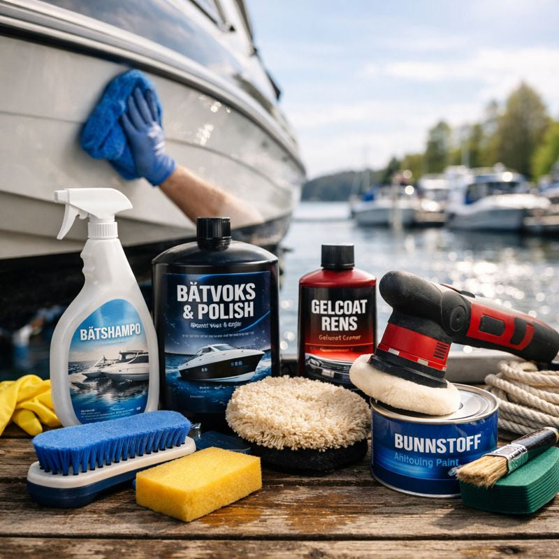 Vårklar båt på 1–2–3