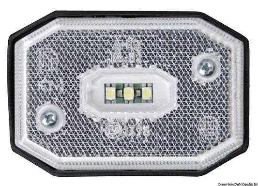LED posisjonslys for ELLEBÌ tilhengere