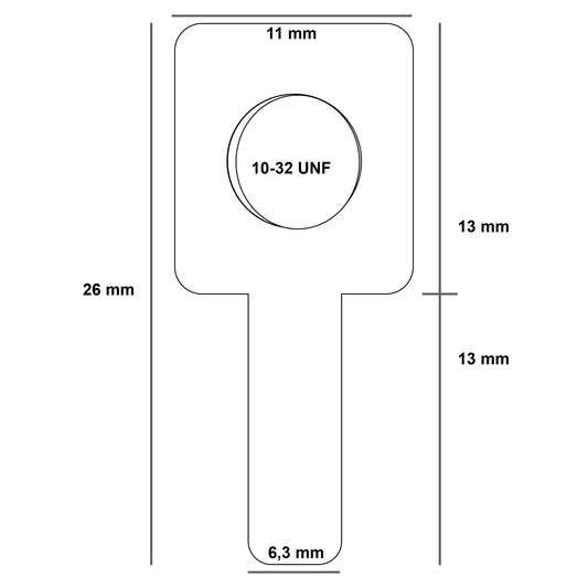 Ultraflex Tapp L12 for kontrollkabel – bilde 2