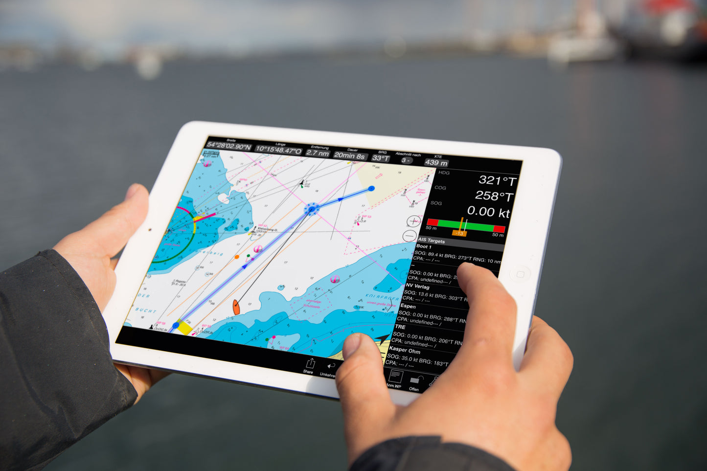 Kart kombi Atlas Serie 9 Skagen til Rømø-Limfjord