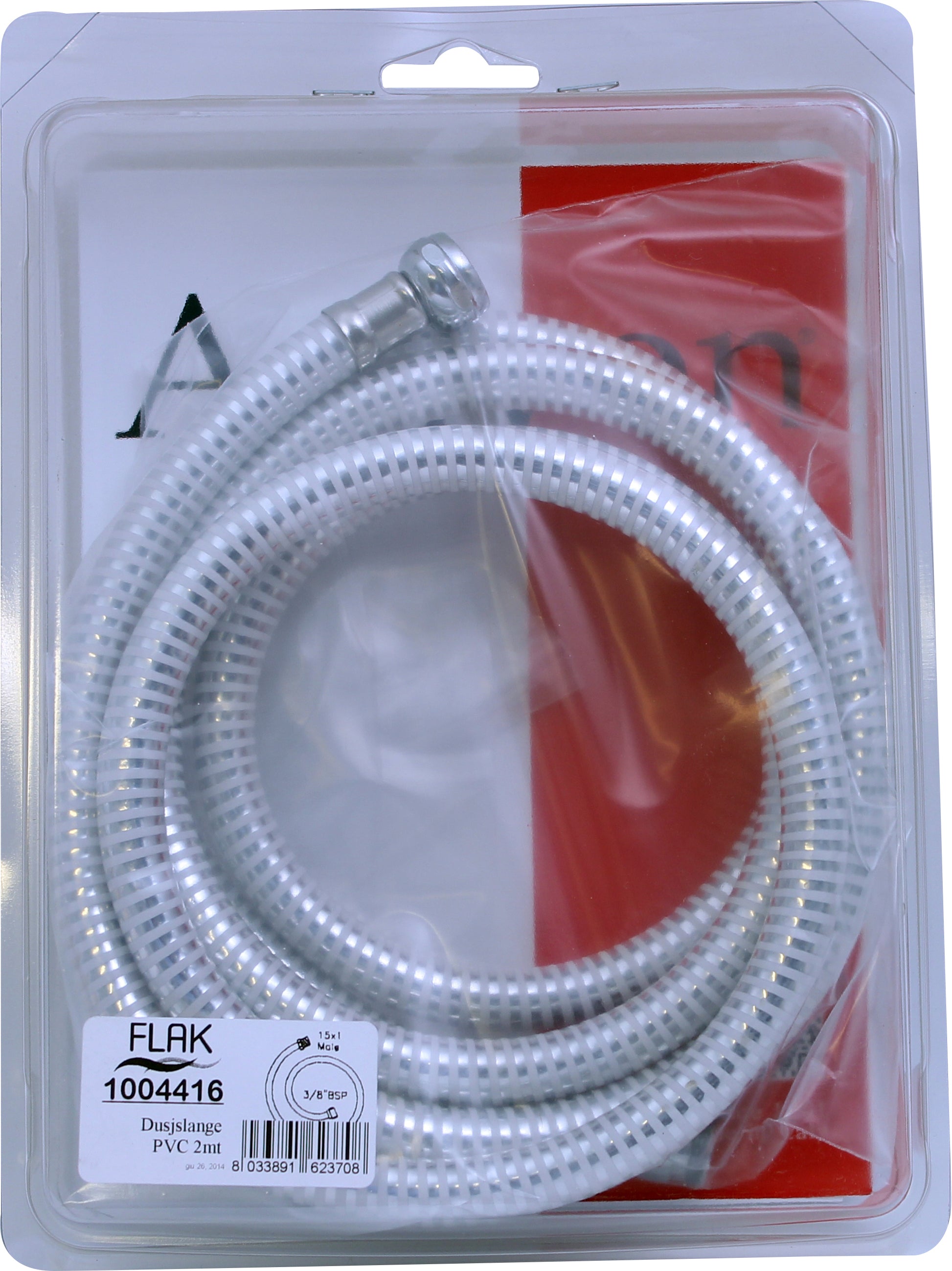 1852 Dusjslange nylon 2 m, 3/8"