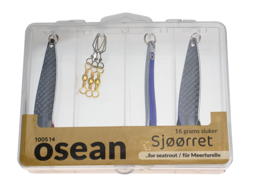 Osean sluksett Sjøørret - 3pk - 16gr