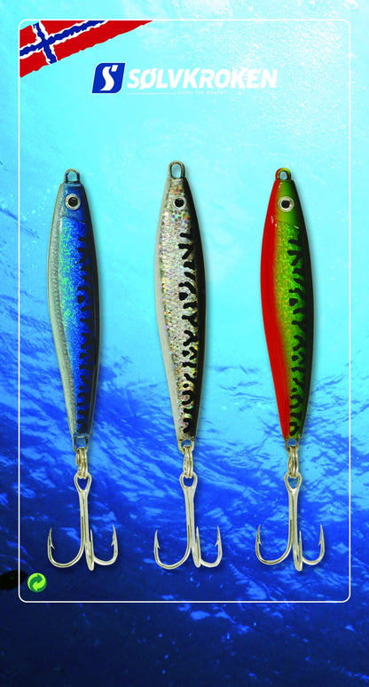 Sølvkroken Jensen Pirken - 3pk - Sluksett