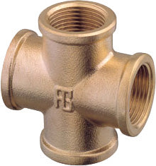1852 Kryss, messing 1/2"