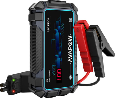 Avapow Jumpstarter A9 12V 1500 A 8000 mAh 400lm