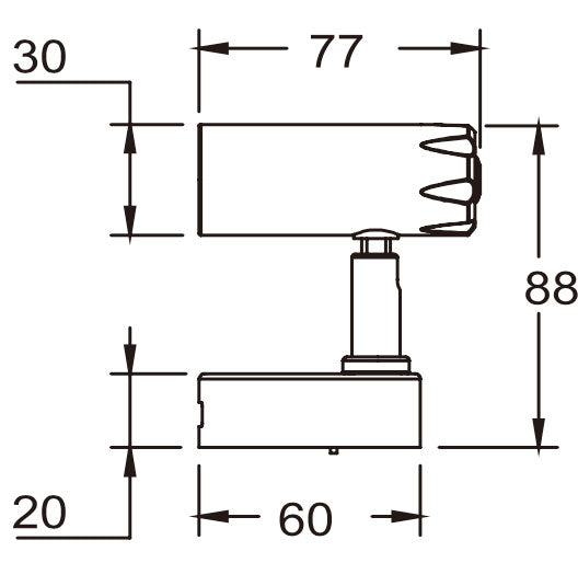 1852 Kuma LED-lampe m/bryter og USB