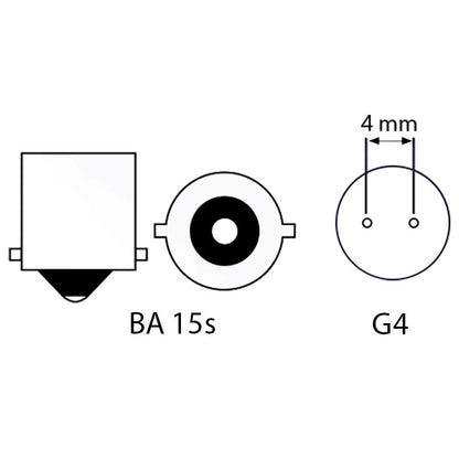 LED Adapter, BA15S til G4