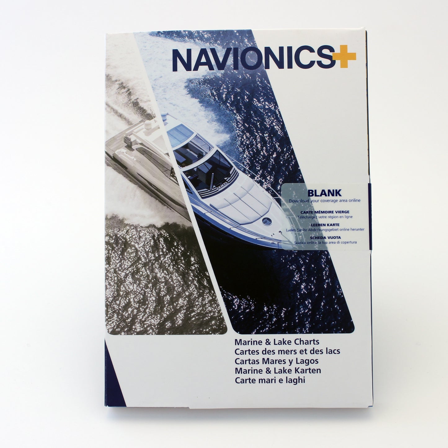 Navionics+ Kart valgfritt område tom SD brikke