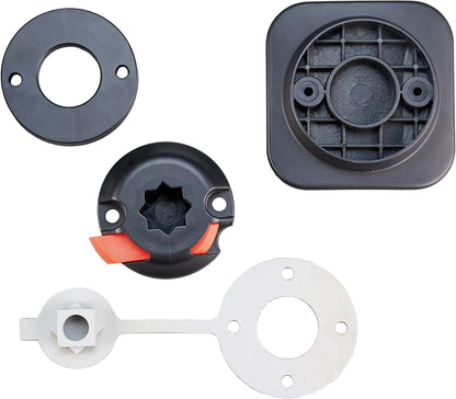 1852 Batterilanterne LED, sett m/mast – bilde 3
