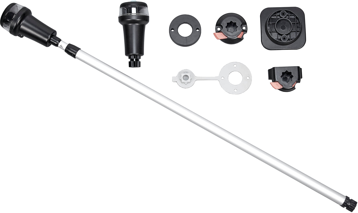 1852 Batterilanterne LED, sett m/mast