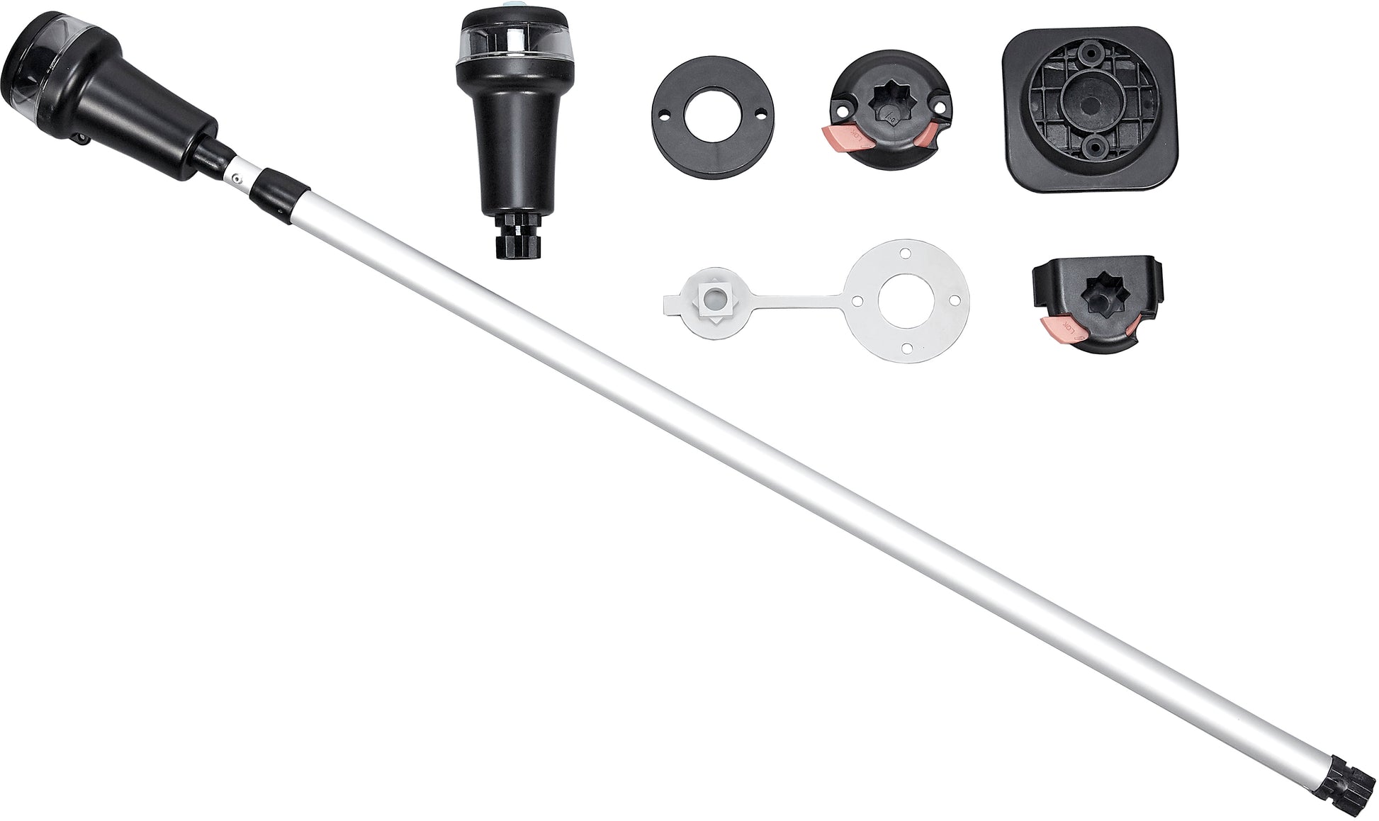 1852 Batterilanterne LED, sett m/mast