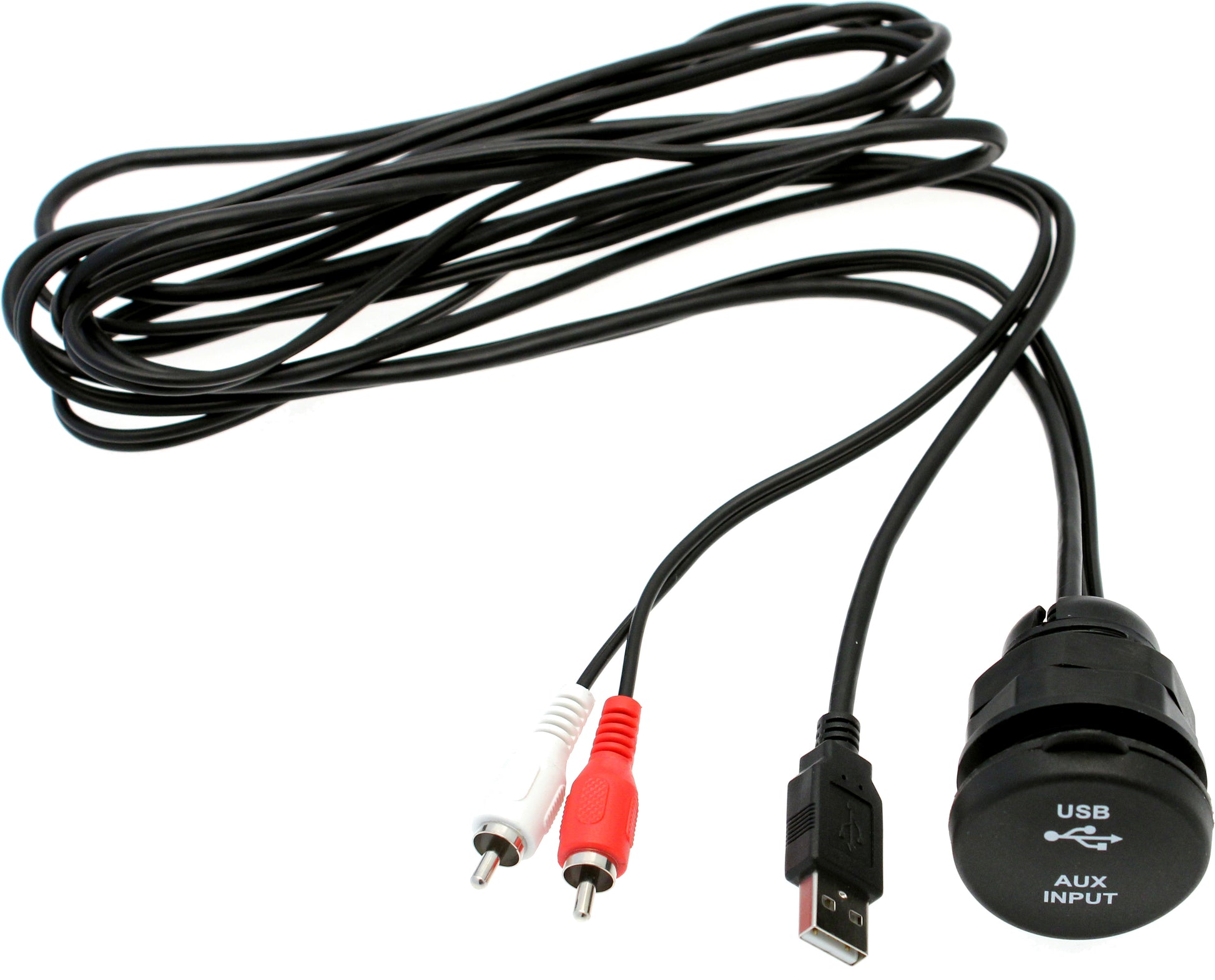 1852 USB/AUX forlengerkabel med uttak