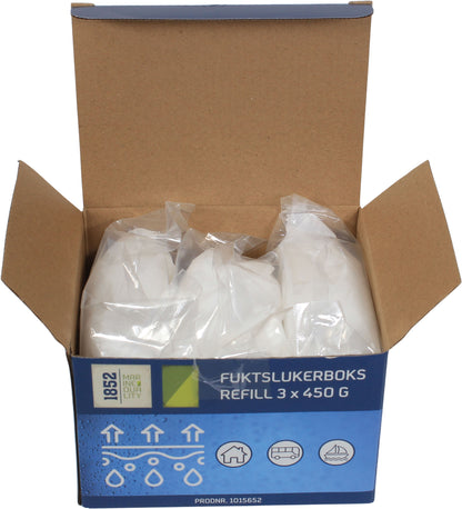 1852 Fuktslukerboks refill 3 x 450 g