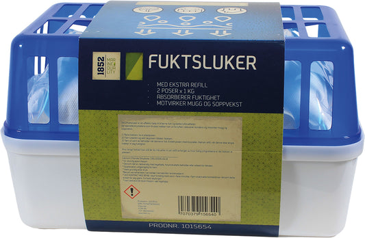1852 Fuktslukerboks 1 kg m/ekstra refill