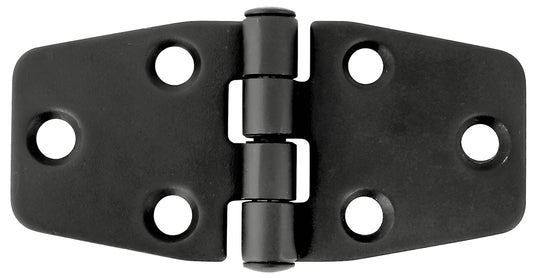 1852 Hengsel 37 x 76 mm syrefast sort