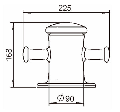 Bryggepuller m/LED, Syrefast