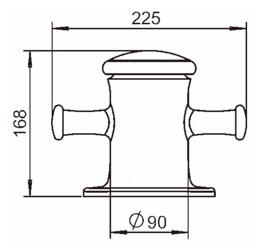 Bryggepuller m/LED, Syrefast