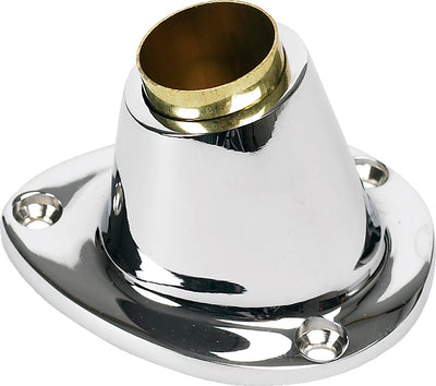 1852 Flaggholder, forkrommet m/kile, 23/25 mm
