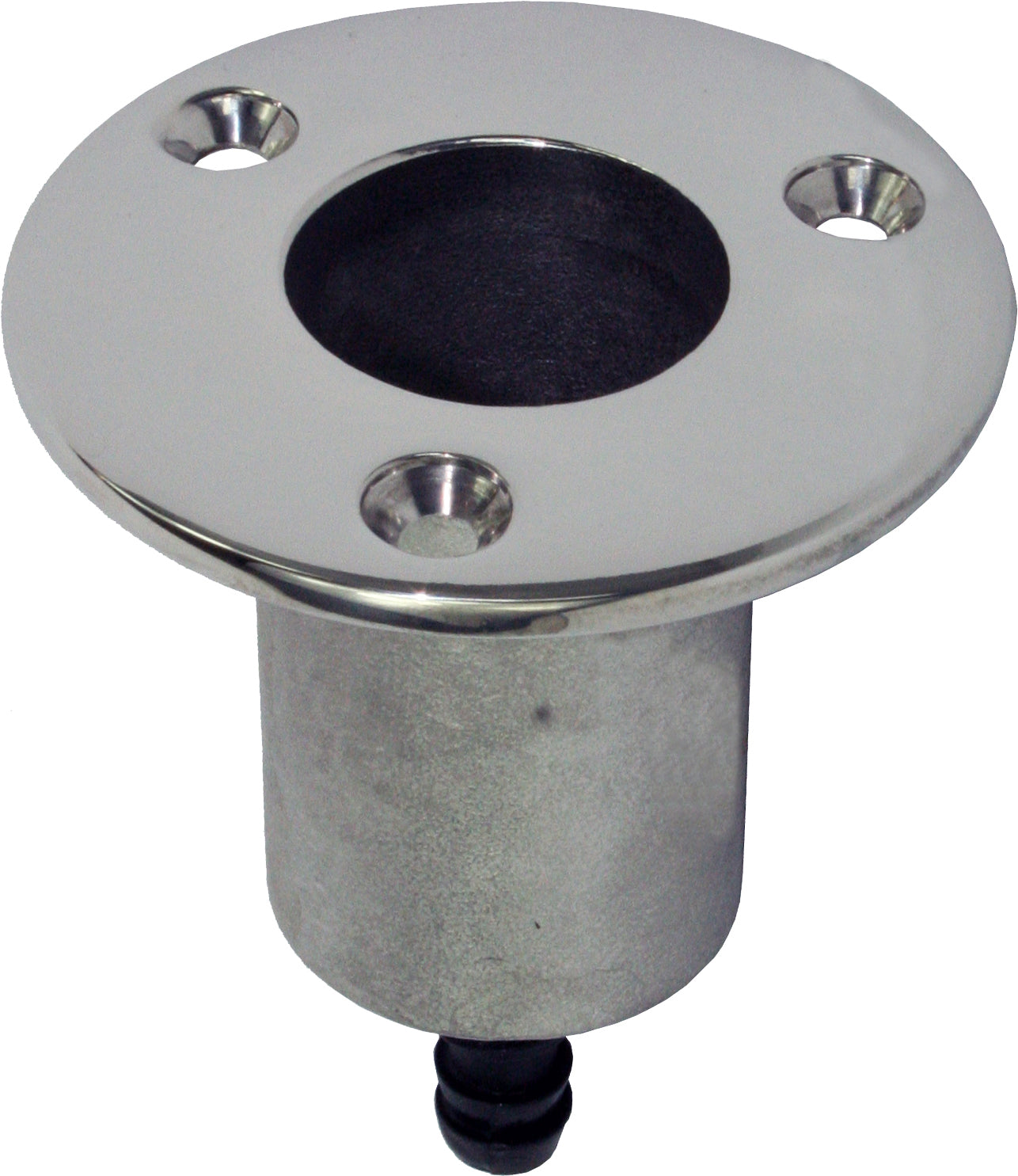 Flaggholder, nedfellbar rett, 25 mm, syrefast