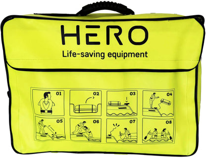 HERO Leisure redningsflåte lettvekt bag 4 / 6 mann 10 kg