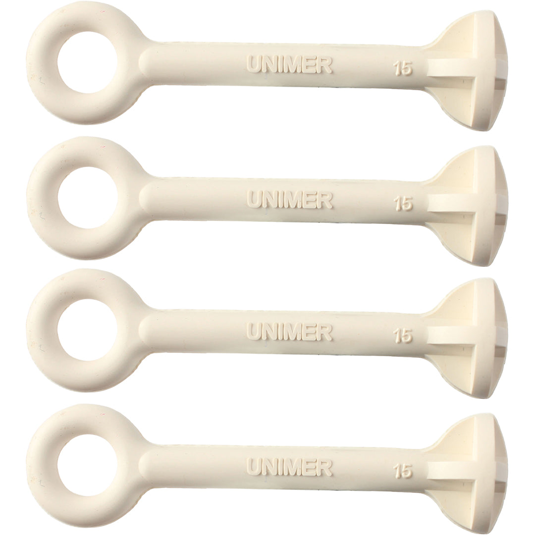 Unimer Kalesjestrammer hvit 4 pk