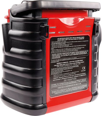 Zobo Gass varmeovn m/skrukobling 2600W