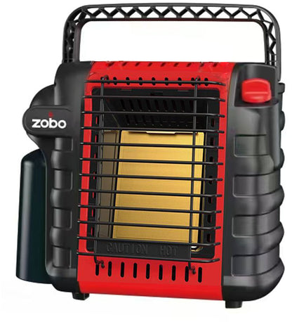 1852 Zobo Gass varmeovn m/skrukobling 2600W 1300W