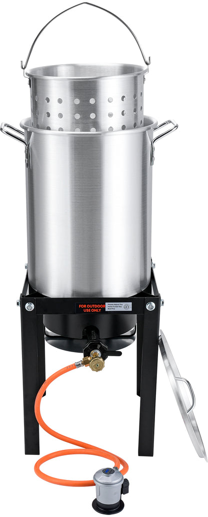 1852 Krabbekoker m/stativ  30 l - CE
