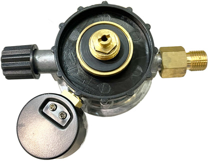 1852 Gassregulator med manometer til CGI gassflasker 3kg – bilde 2