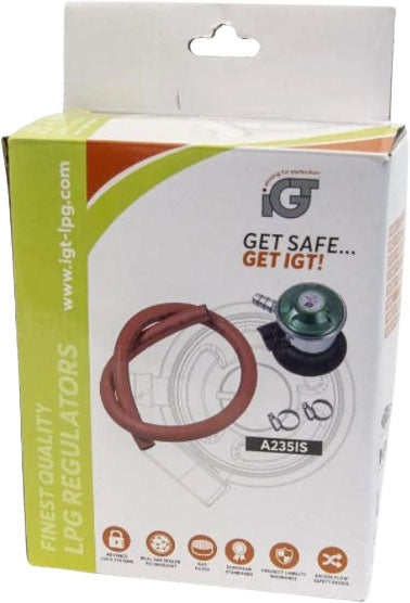 Gassregulatorsett 29 mbar click-on – bilde 2