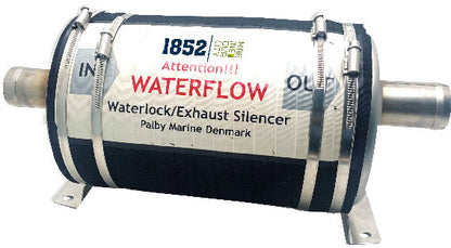 1852 vannkjølt lyddemper 25L 127 mm