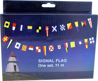 Signalflagg på lengde, 36 flagg