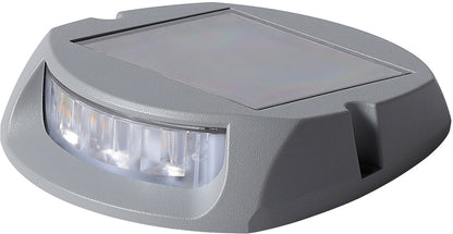 1852 Bryggelys/vegglys alu LED m/solcelle
